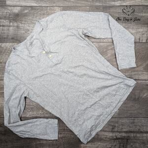 Amzbrly 2 Button Long Sleeve Tee Shirt Size S